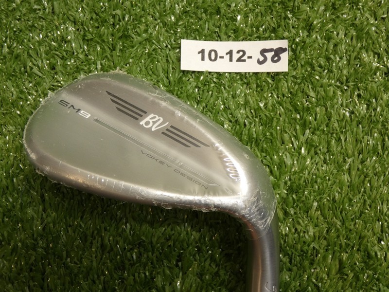 Titleist Vokey SM9 Tour Chrome 60* 10* Lob Wedge S Grind Dynamic Gold Steel New