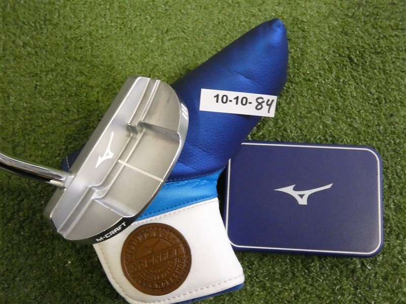 Mizuno M Craft III White Satin 34″ Putter with Headcover & Weight Kit