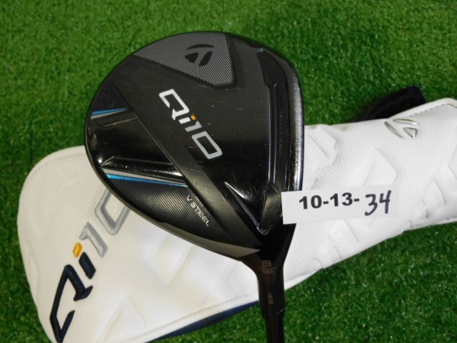 TaylorMade Qi10 15* 3 Wood Ventus TR Blue 6 Stiff Graphite with Headcover