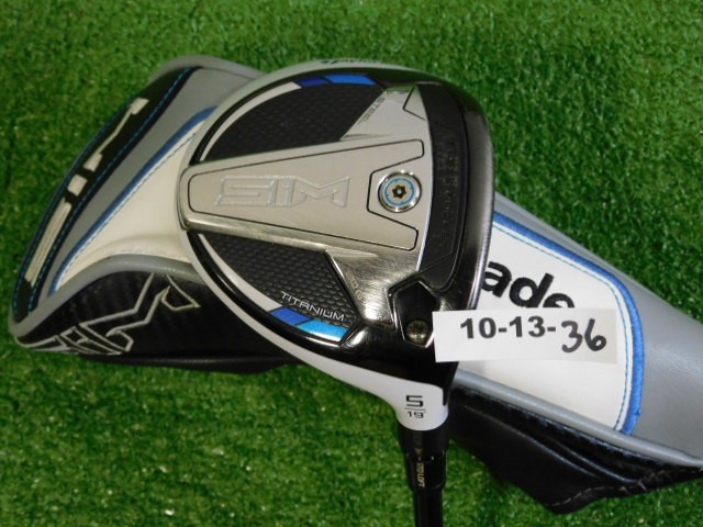 TaylorMade SIM Ti 19* 5 Wood Tensei CK Pro White 70 TX Tour Extra Stiff w HC 42″