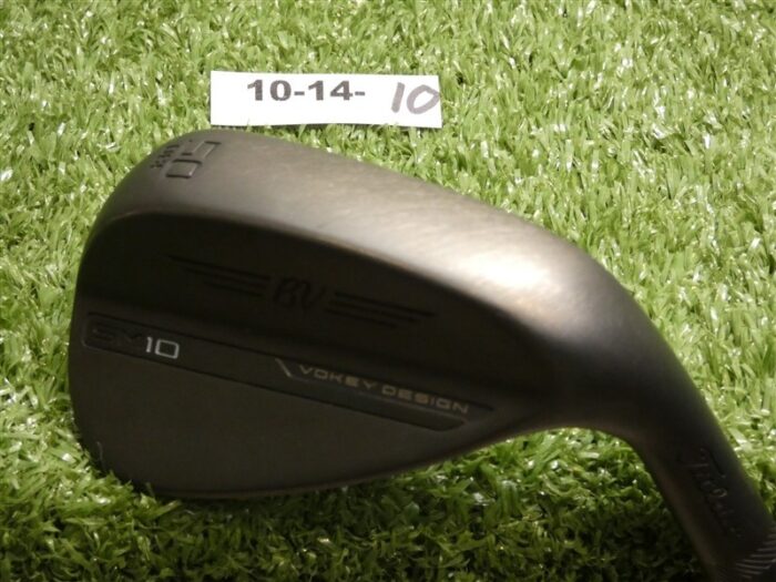 Titleist Vokey SM10 Jet Black 50* 08* Gap Wedge F Grind DG Steel Excellent