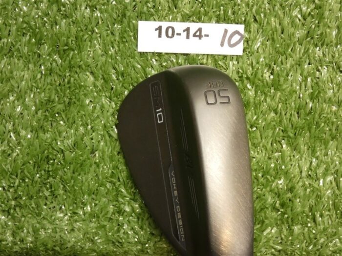 Titleist Vokey SM10 Jet Black 50* 08* Gap Wedge F Grind DG Steel Excellent