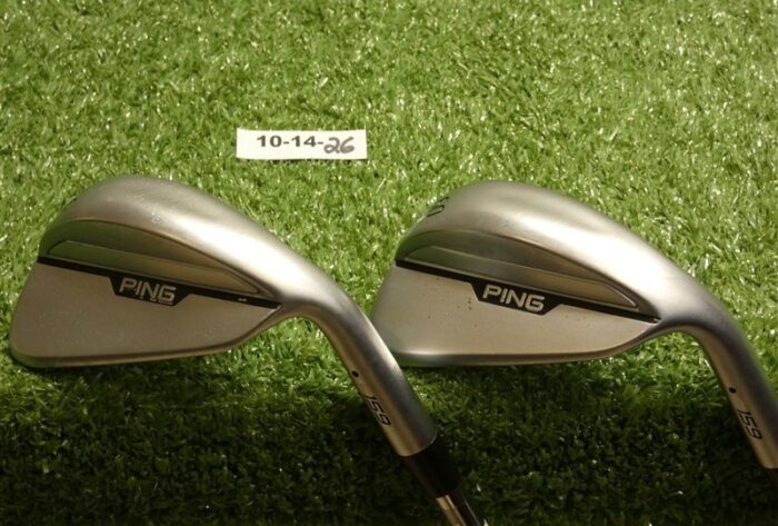 Ping S159 Chrome 56/60* 10/8* Sand/Lob Wedge Set E Grind ZZ 115 Steel Black Dot