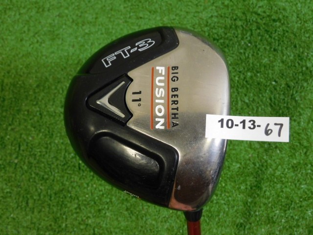 Callaway Big Bertha Fusion FT-3 Draw 11* Driver Aldila NVS 55 A Senior 44.75″