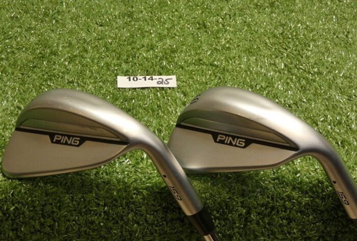 Ping S159 Chrome 56/60* 10/8* Sand/Lob Wedge Set ZZ 115 Steel Black Dot Mint