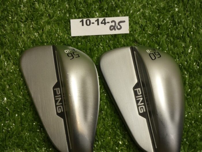 Ping S159 Chrome 56/60* 10/8* Sand/Lob Wedge Set ZZ 115 Steel Black Dot Mint