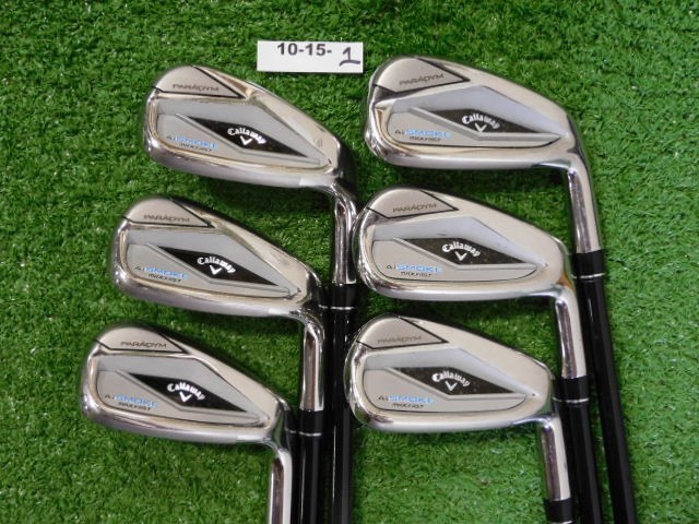 Callaway Paradym Ai Smoke Max Fast Irons 7-P, A G Tensei 40 R2 Senior Graphite