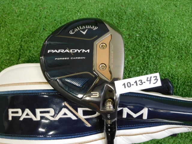Callaway Paradym 15* 3 Wood HZRDUS Black 4G 70g 5.5 Regular w HC Mid Excellent