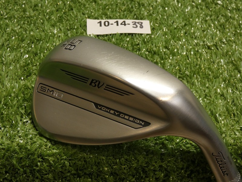 Titleist Vokey SM10 Tour Chrome 58* 14* Lob Wedge K Grind Dynamic Gold Steel