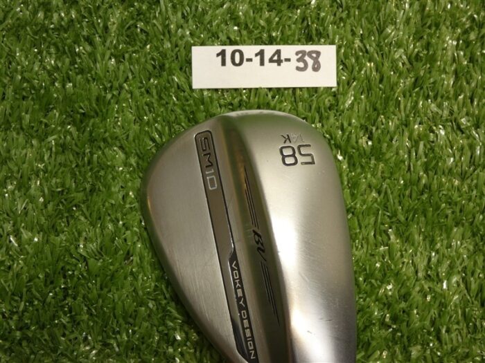 Titleist Vokey SM10 Tour Chrome 58* 14* Lob Wedge K Grind Dynamic Gold Steel