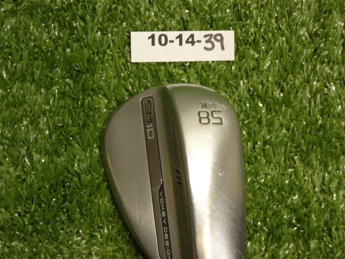 Titleist Vokey SM10 Tour Chrome 58* 14* Lob Wedge K Grind Dynamic Gold Steel