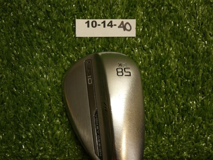 Titleist Vokey SM10 Tour Chrome 58* 14* Lob Wedge K Grind Dynamic Gold Steel