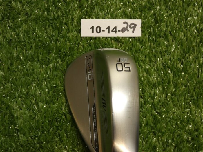 Titleist Vokey SM10 Tour Chrome 50* 8* Gap Wedge F Grind Dynamic Gold Steel Mint