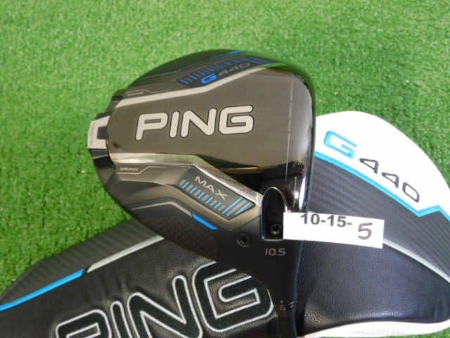 PING G440 Max 10.5* Driver Alta CB 50 Regular Graphite with Headcover Mint