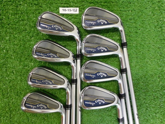 Callaway Paradym X Irons 5-P, A & 56* S Ascent 50 A Senior Graphite Excellent