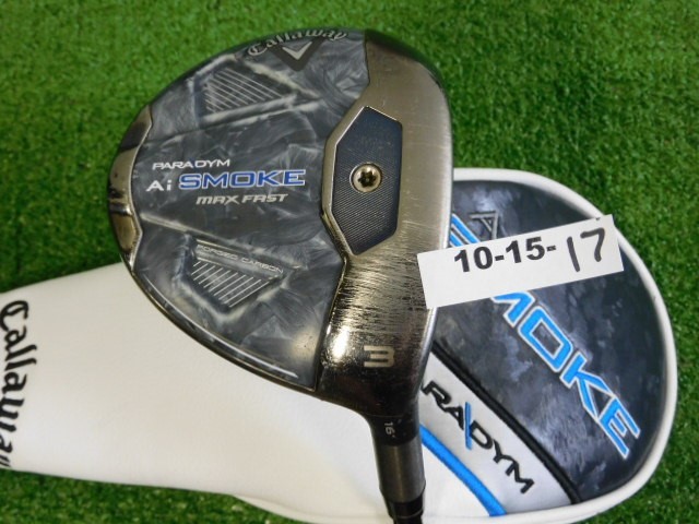 Callaway Paradym Ai Smoke Max Fast 16* 3 Wood Tensei 40 R2 Senior Graphite w HC