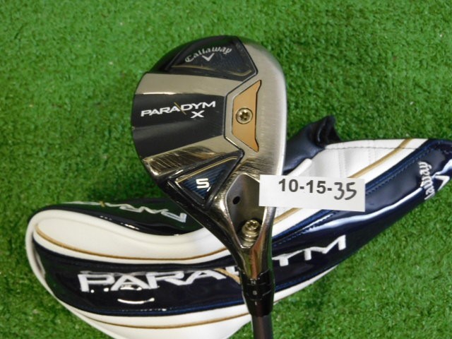Callaway Paradym X 24* 5 Hybrid HZRDUS Gen 4 Silver 65g 5.5 Regular Graphite HC