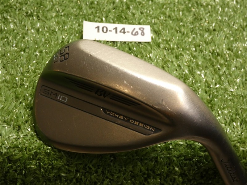 Titleist Vokey SM10 Nickel 58* 04* Lob Wedge T Grind Dynamic Gold Steel