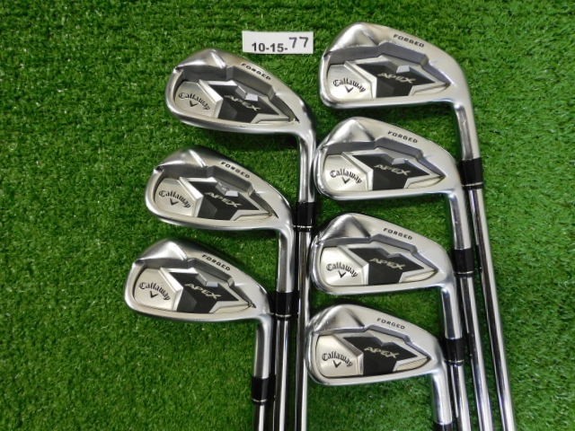 Callaway Apex 19 Forged Irons 4-P KBS Tour/Tour V 90 Stiff Steel 1* Upright +.5″