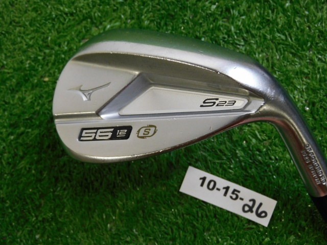 Mizuno S23 Satin Chrome Forged 56* 12* Sand Wedge S Grind KBS 115 Steel