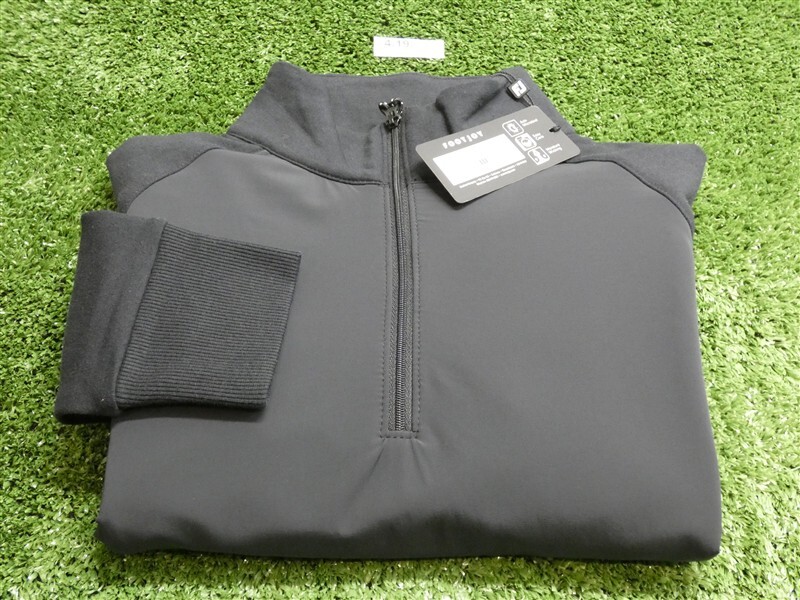 FootJoy Womens Hybrid Quarter-Zip Golf Pullover Black Small 33462