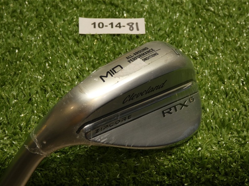 Cleveland RTX 6 ZipCore Left Hand 52* 10* Gap Wedge Mid DG Spinner Steel New