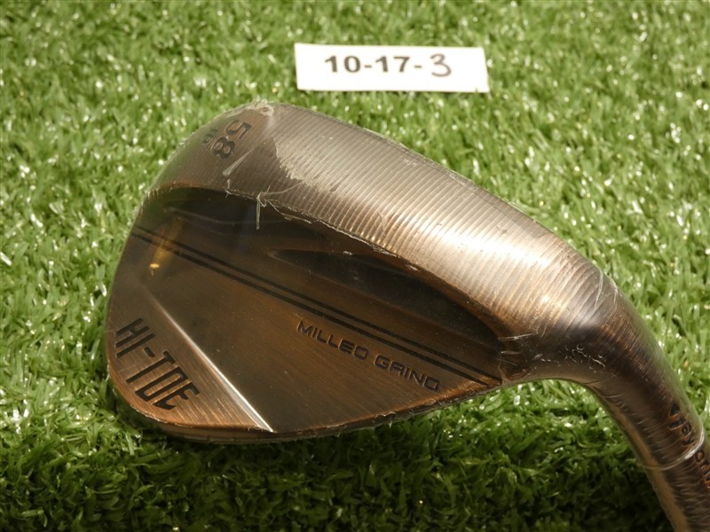 TaylorMade Milled Grind Hi-Toe 3 RAW 58* 10* Lob Wedge KBS 115 Steel New
