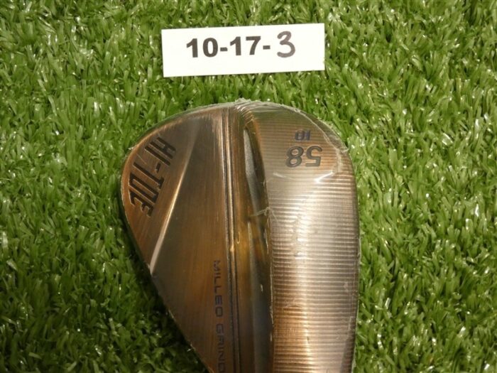 TaylorMade Milled Grind Hi-Toe 3 RAW 58* 10* Lob Wedge KBS 115 Steel New