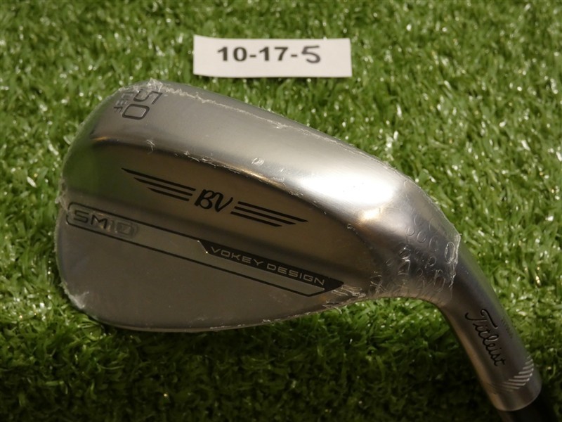 Titleist Vokey SM10 Tour Chrome 50* 08* Gap Wedge F Grind Dynamic Gold Steel New