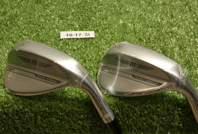 Titleist Vokey SM10 Tour Chrome 54/58* 14* Sand/Lob Wedge Set DG Steel New