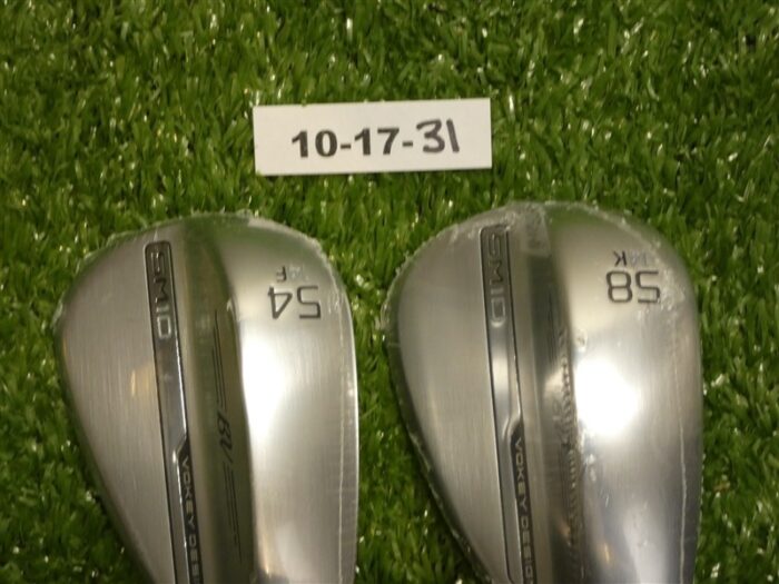 Titleist Vokey SM10 Tour Chrome 54/58* 14* Sand/Lob Wedge Set DG Steel New
