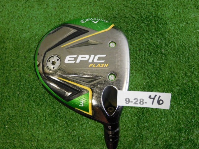 Callaway Epic Flash 15* 3 Wood Even Flow 65g 6.0 Stiff Graphite