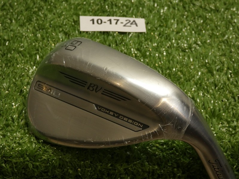Titleist Vokey SM10 Tour Chrome 60* 10* Lob Wedge S Grind Dynamic Gold Steel New