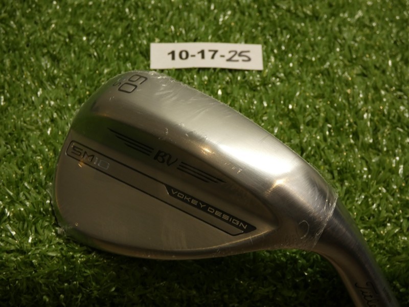 Titleist Vokey SM10 Tour Chrome 60* 10* Lob Wedge S Grind Dynamic Gold Steel New