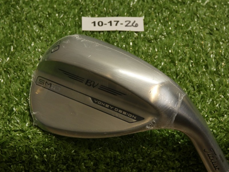 Titleist Vokey SM10 Tour Chrome 60* 12* Lob Wedge D Grind Dynamic Gold Steel New