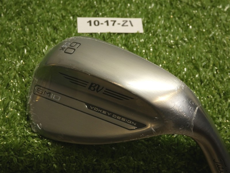Titleist Vokey SM10 Tour Chrome 60* 06* Lob Wedge K Grind Dynamic Gold Steel New