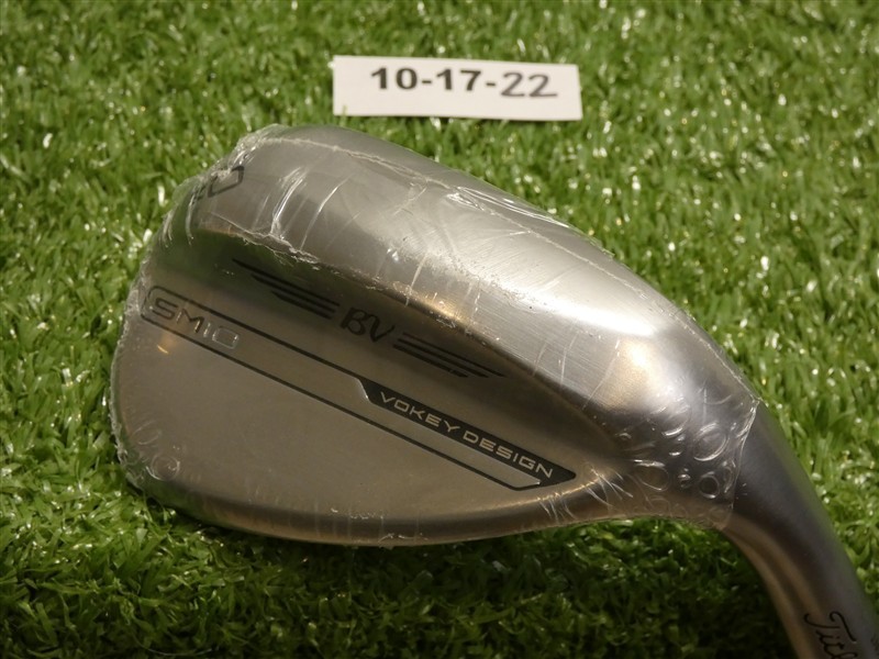 Titleist Vokey SM10 Tour Chrome 60* 08* Lob Wedge M Grind Dynamic Gold Steel New