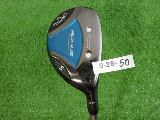 Callaway Rogue 27* Womens 5 Hybrid Aldila Quaranta 40 Ladies Graphite