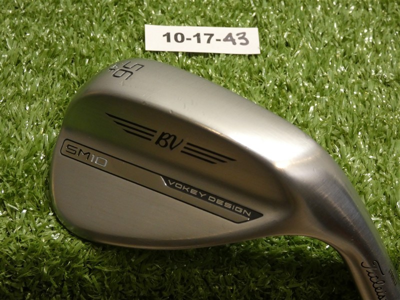 Titleist Vokey SM10 Tour Chrome 56* 14* Sand Wedge F Grind Dynamic Gold Steel