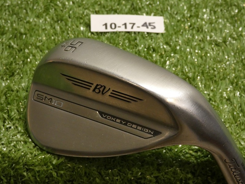 Titleist Vokey SM10 Tour Chrome 56* 14* Sand Wedge F Grind Dynamic Gold Steel