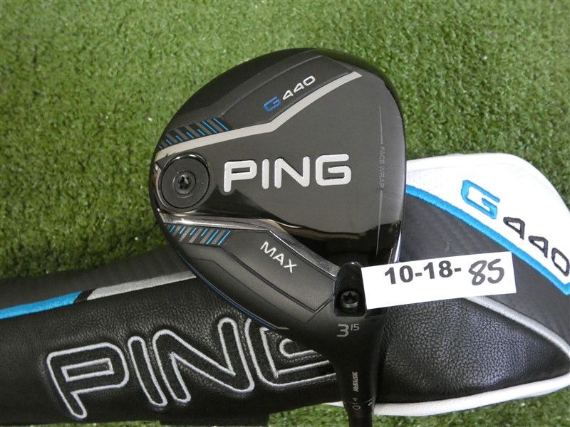 PING G440 Max 15* 3 Wood Alta CB 65 Regular Graphite with Headcover Mint