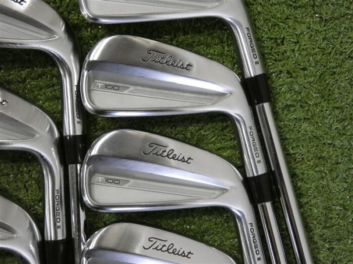 Titleist 2023 T100 Forged Irons 4-P KBS Tour X Extra Stiff Steel +.5″