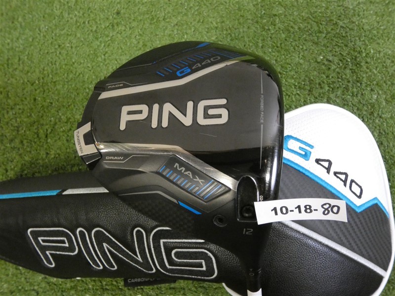 PING G440 Max 12* Driver Alta CB 50 Senior Graphite with Headcover Excellent