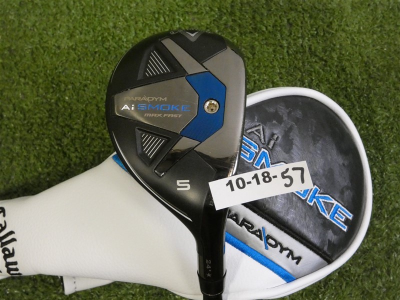Callaway Paradym Ai Smoke Max Fast 24* 5 Hybrid Tensei 40 R2 Senior Graphite HC