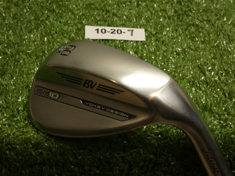 Titleist Vokey SM10 Tour Chrome 60* 06* Lob Wedge K Grind DG Steel Excellent