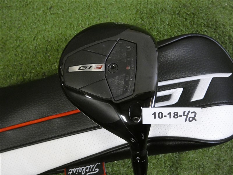 Titleist GT3 15* 3 Wood Tensei 1K Blue 65 Stiff Graphite with Headcover Mint