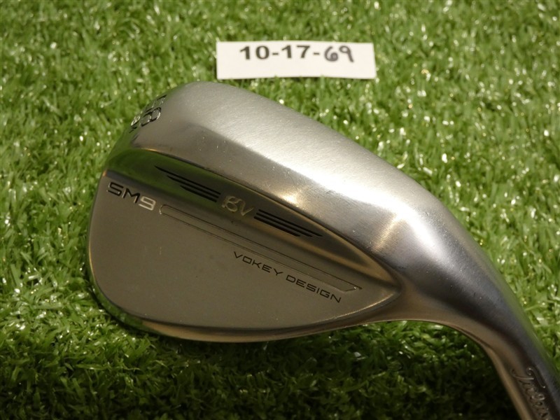 Titleist Vokey SM9 Tour Chrome 58* 08* Lob Wedge M Grind Dynamic Gold Steel