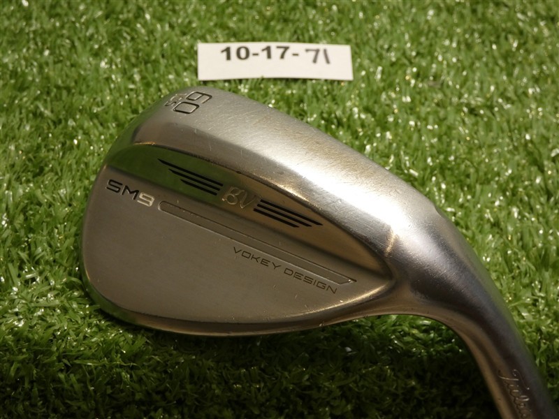 Titleist Vokey SM9 Chrome 60* 10* Lob Wedge S Grind Elevate Stiff PURED Steel