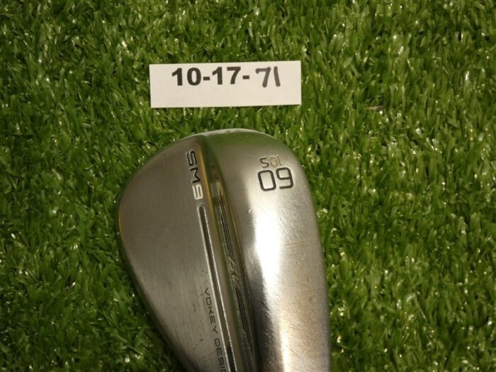Titleist Vokey SM9 Chrome 60* 10* Lob Wedge S Grind Elevate Stiff PURED Steel