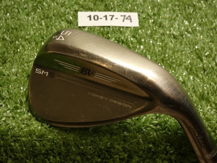Titleist SM9 Brushed Steel 54* 10* Sand Wedge S Grind Recoil F3 Regular Graphite
